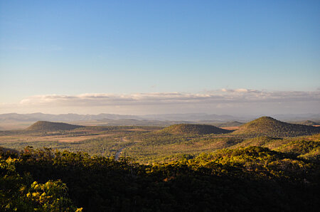 View from James Earl Lookout towards Lakeland Downs